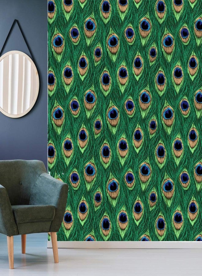 WallDaddy Pack Of 2 Wallpapers | | Wallpaper For Wall Sticker For Kitchen Wallpaper For Drawing Room And | Wallpaper For Bedroom Self Adhesive Green Wallpapers (Morepankh) - Image 3